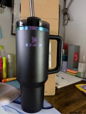 Stanley Black chroma Tumbler with multicolor Logo Accent